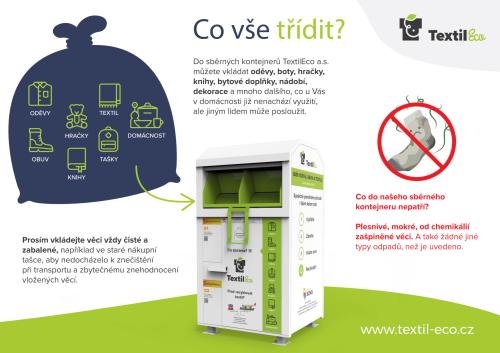 Kontejner s textilem